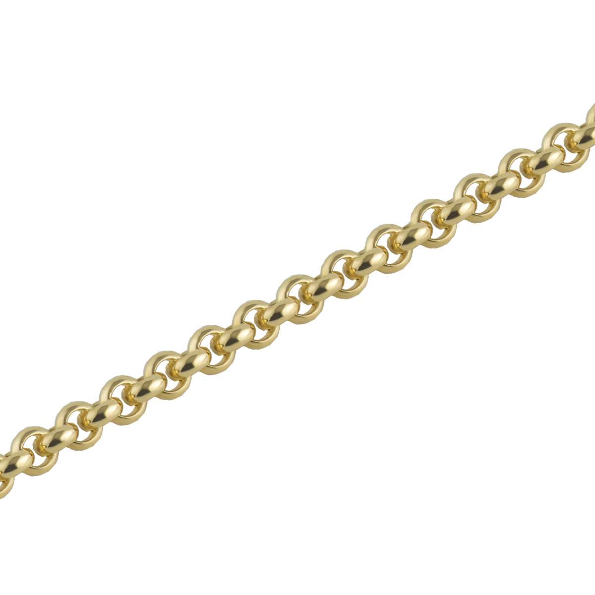 18k Yellow Gold Signoretti Belcher Necklace | Rich Diamonds